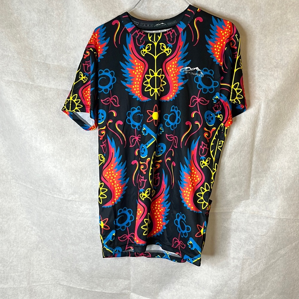 Floral colorful cool weave shirt